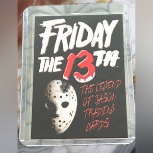 RARE 2002 Jason Voorhees Friday The 13th Horror Movie Promo Card